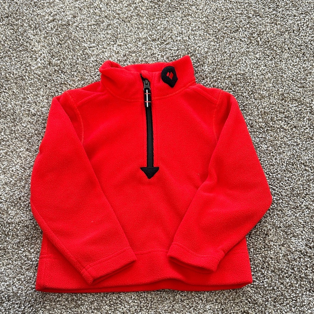 Obermeyer Kids Red Fleece Pullover